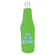 Load image into Gallery viewer, I'm On A Boat Beer Bottle Coolie