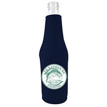 Load image into Gallery viewer, I'd Rather Be Fishing Beer Bottle Coolie With Opener
