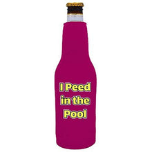 Load image into Gallery viewer, I Peed in the Pool Beer Bottle Coolie