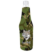 Load image into Gallery viewer, Lone Wolf Beer Bottle Coolie
