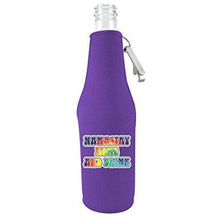 Load image into Gallery viewer, Namastay Home and Drink  Beer Bottle Coolie With Opener