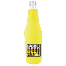 Load image into Gallery viewer, Beer Pressure Beer Bottle Coolie