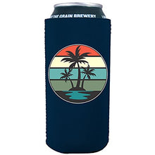 Load image into Gallery viewer, Retro Palm Trees 16 oz. Can Coolie