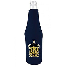 Load image into Gallery viewer, I Mustache You For A Beer Beer Bottle Coolie