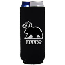 Load image into Gallery viewer, Beer Bear Slim Can Coolie