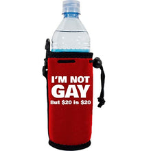 Load image into Gallery viewer, I'm Not Gay Water Bottle Coolie