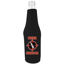Load image into Gallery viewer, Beer Hunter Zipper Beer Bottle Coolie