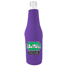 Load image into Gallery viewer, Go F Yourself Beer Bottle Coolie With Opener