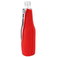 Load image into Gallery viewer, We All Need Something to Believe In. I Believe I'll Have Another Beer. Beer Bottle Coolie With Opener
