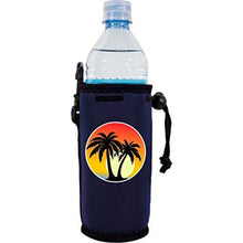 Load image into Gallery viewer, Palm Tree Sunset Water Bottle Coolie