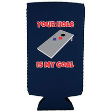 Load image into Gallery viewer, Your Hole Is My Goal Slim 12 oz Can Coolie