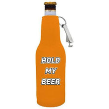 Load image into Gallery viewer, Hold My Beer Bottle Coolie with Opener