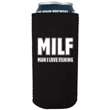 Load image into Gallery viewer, MILF Man I Love Fishing 16 oz. Can Coolie