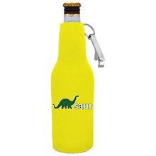 Load image into Gallery viewer, Dino-Saur Beer Bottle Coolie with Opener