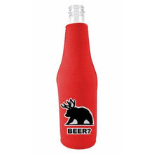 Load image into Gallery viewer, Beer Bear Beer Bottle Coolie