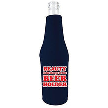 Load image into Gallery viewer, Beauty in the Eye of the Beer Holder Beer Bottle Coolie