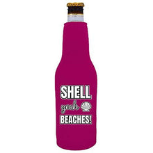 Load image into Gallery viewer, Shell Yeah Beaches Beer Bottle Coolie