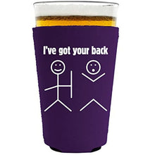 Load image into Gallery viewer, I've Got Your Back Pint Glass Coolie