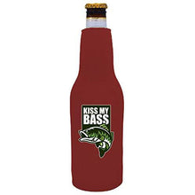 Load image into Gallery viewer, Kiss My Bass Beer Bottle Coolie