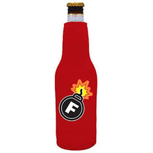 Load image into Gallery viewer, F Bomb Beer Bottle Coolie