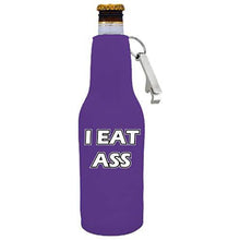 Load image into Gallery viewer, I Eat Ass Beer Bottle Coolie With Opener