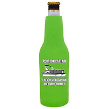Load image into Gallery viewer, Pontoon Captain Beer Bottle Coolie