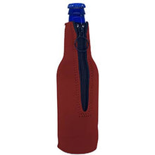 Load image into Gallery viewer, I'd Rather Be Fishing Beer Bottle Coolie With Opener