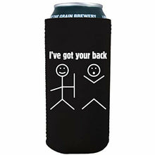Load image into Gallery viewer, 16 oz can koozie with ive got your back design