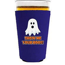 Load image into Gallery viewer, Show Me Your Boos! Halloween Pint Glass Coolie