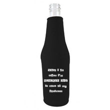 Load image into Gallery viewer, Blacked Out Beer Bottle Coolie