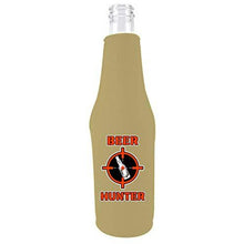 Load image into Gallery viewer, Beer Hunter Zipper Beer Bottle Coolie