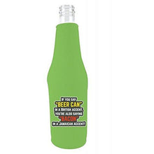 Load image into Gallery viewer, Beer Can Bacon Accents Beer Bottle Coolie
