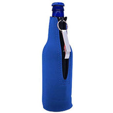Load image into Gallery viewer, I Quit Drinking For Good, Now I Drink For Evil Beer Bottle Coolie With Opener
