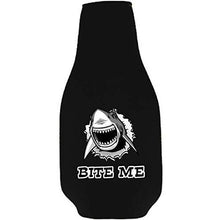 Load image into Gallery viewer, Bite Me Shark Beer Bottle Coolie