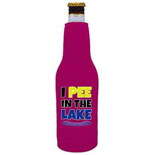 Load image into Gallery viewer, I Pee In The Lake Beer Bottle Coolie