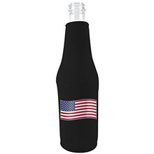 Load image into Gallery viewer, beer bottle koozie with world countries flag design