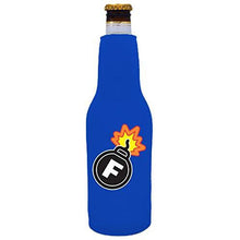 Load image into Gallery viewer, F Bomb Beer Bottle Coolie