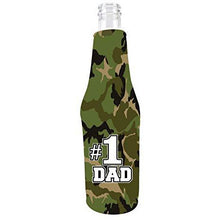 Load image into Gallery viewer, #1 Dad Beer Bottle Coolie With Opener