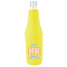 Load image into Gallery viewer, The Dude Abides Beer Bottle Coolie