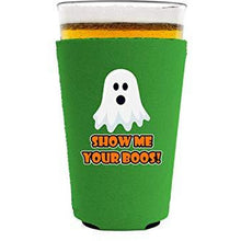 Load image into Gallery viewer, Show Me Your Boos! Halloween Pint Glass Coolie