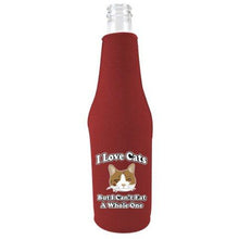 Load image into Gallery viewer, I Love Cats Funny Beer Bottle Coolie