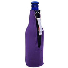 Load image into Gallery viewer, I Quit Drinking For Good, Now I Drink For Evil Beer Bottle Coolie With Opener