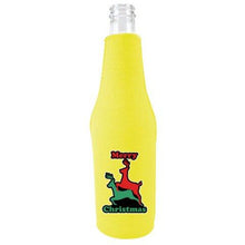 Load image into Gallery viewer, Reindeer Christmas Beer Bottle Cozy