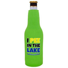 Load image into Gallery viewer, I Pee In The Lake Beer Bottle Coolie
