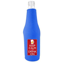 Load image into Gallery viewer, Keep Calm Drink On Beer Bottle Coolie