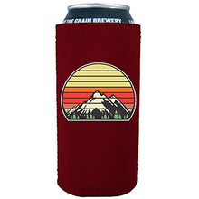 Load image into Gallery viewer, Retro Mountains 16 oz. Can Coolie