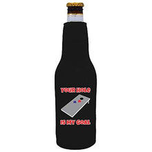 Load image into Gallery viewer, Your Hole Is My Goal Beer Bottle Coolie