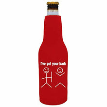 Load image into Gallery viewer, I've Got Your Back Beer Bottle Coolie