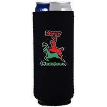 Load image into Gallery viewer, slim can koozie design Reindeer Humping design