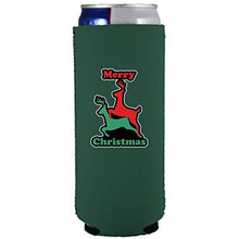 Load image into Gallery viewer, Merry Christmas Reindeer Humping Slim 12 oz Can Coolie